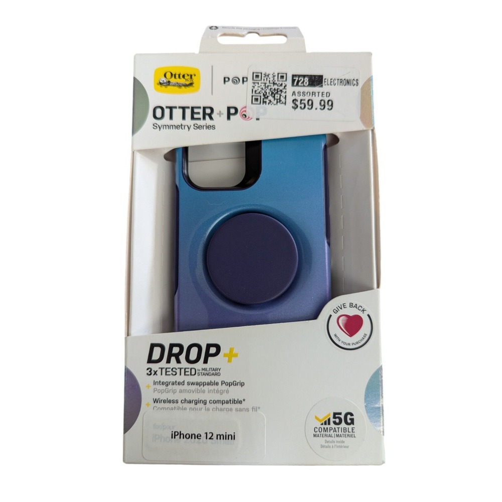 OtterBox Otter Pop 77-80386 Case for Apple iPhone 12 Mini - Making Waves T5